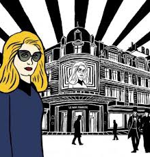 Marjane Satrapi fête les 160 ans du Bon Marché.
